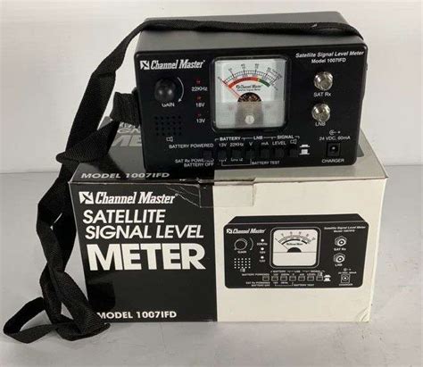 chanel master satellite signal meter 1081|channel master antennas.